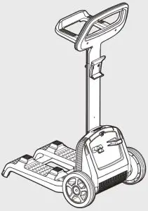 maytronics Classic 11+ Robotic Pool Cleaner - Caddy kit