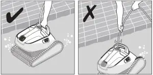 maytronics Classic 11+ Robotic Pool Cleaner - Removing the Pool Cleaner 1