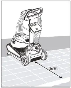 maytronics Classic 11+ Robotic Pool Cleaner - Setup 1