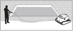 maytronics Classic 11+ Robotic Pool Cleaner - Setup 2