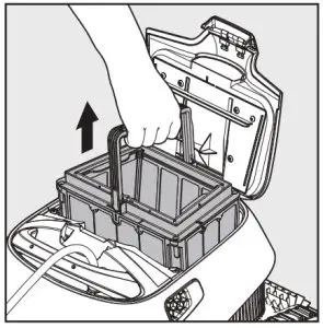 maytronics Classic 11+ Robotic Pool Cleaner - basket