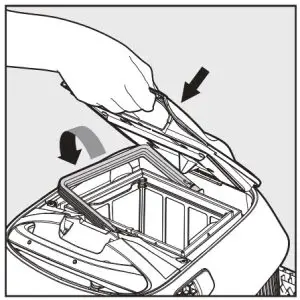 maytronics Classic 11+ Robotic Pool Cleaner - filter cover 1