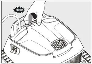 maytronics Classic 11+ Robotic Pool Cleaner - filter cover