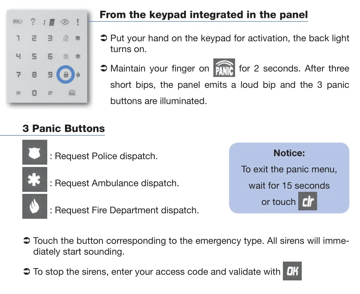 videofied XL200 XL Residential Panel with Integrated Keypad - Panic Alert