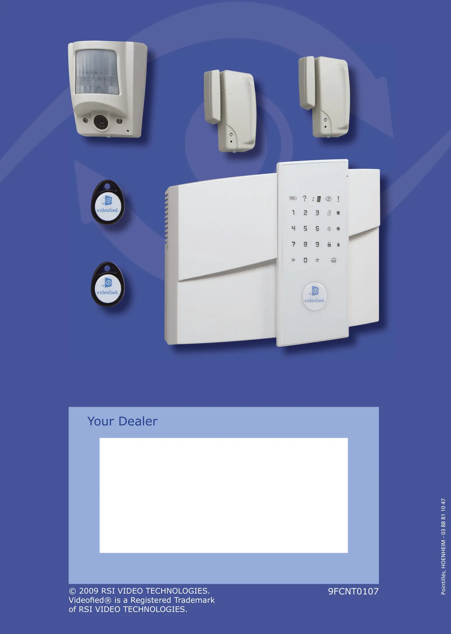videofied XL200 XL Residential Panel with Integrated Keypad - overview