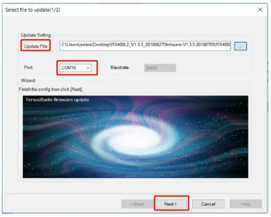 TERSUS GNSS RS460H Radio 2W Wireless Data Transceiver - Figure 2.3