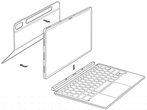 Lenovo TB-Q706Z Tab P12 Pro Tablet - Keyboard pack 2
