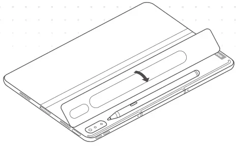 Lenovo TB-Q706Z Tab P12 Pro Tablet - Storing the pen