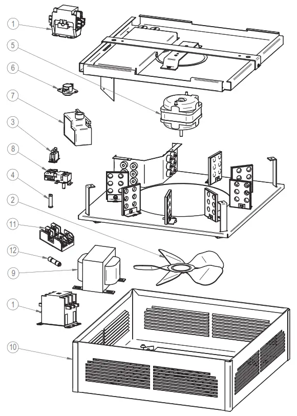 STELPRO ADR Series Ceiling Fan Heater - REPLACEMENT
