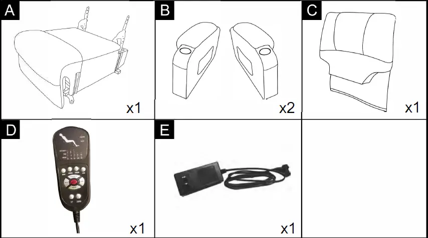 UTOPIA HAW722S00003 Power Lift Chair FIG 3