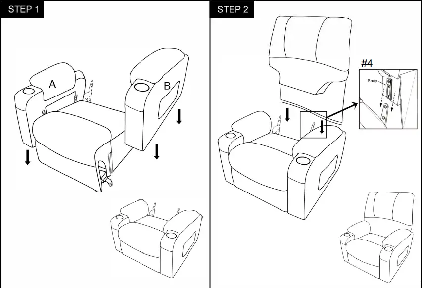 UTOPIA HAW722S00003 Power Lift Chair FIG 4