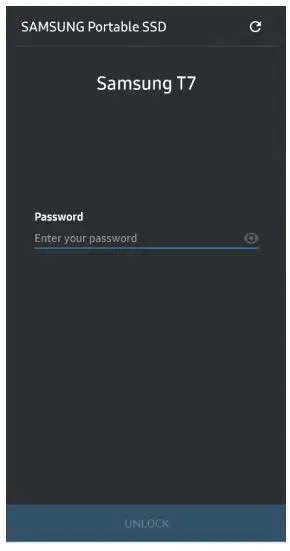 SAMSUNG Portable SSD T7 - Unlock T7