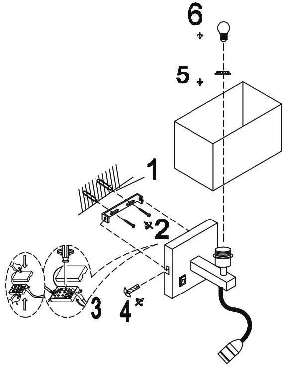 QAZQA Bergamo WL Satin Black- P