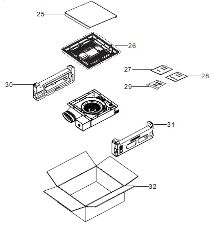 Panasonic FV-0510VSC1 Whisper Value DC Ventilation Fan with Condensation Sensor fig 10