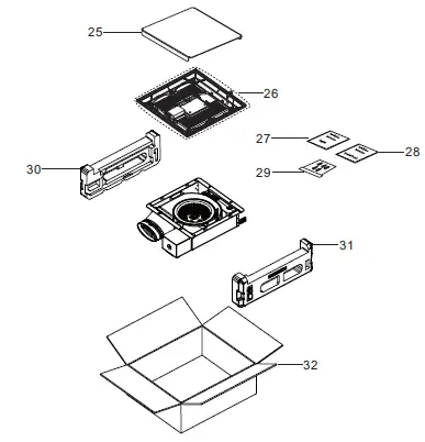 Panasonic FV-0510VSC1 Whisper Value DC Ventilation Fan with Condensation Sensor fig 16
