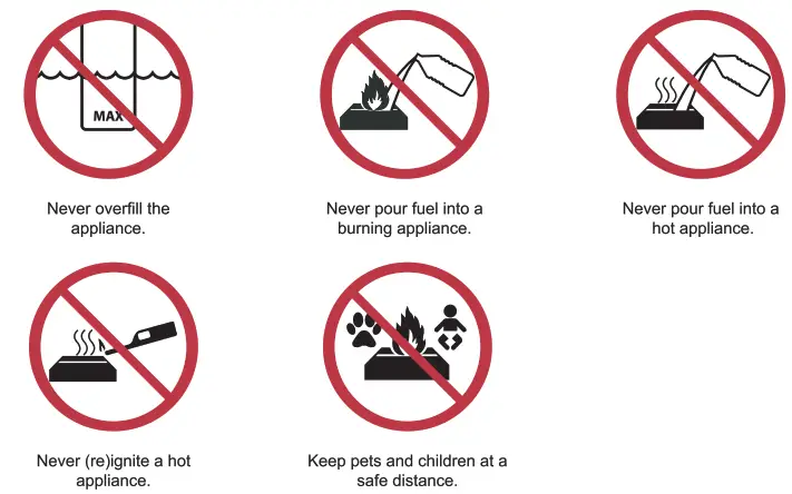 XARALYN 5820B Bio Ethanol Burner - sembly3