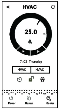BEOK TGR87 WiFi Round Touch Screen Thermostat fig2