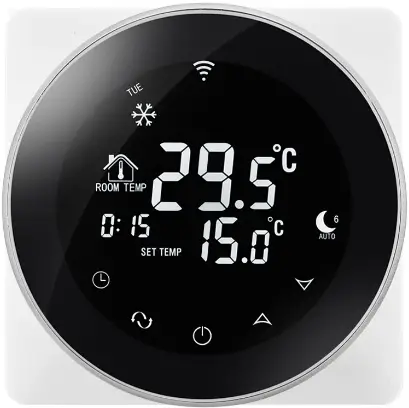 BEOK TGR87 WiFi Round Touch Screen Thermostat prod