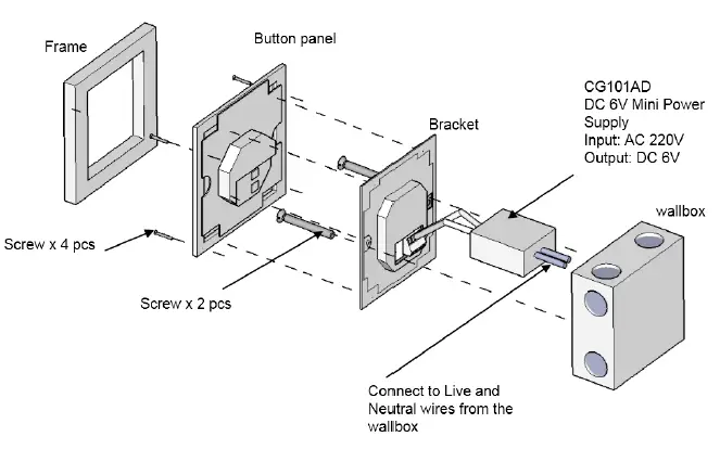 CityGrow CG800H Series Zigbee Wireless Switch Control Plate fig 10
