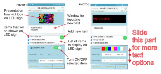 POLAR LED LIGHT B07B69SYKD LED Scrolling Sign - input1