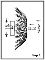 Johan Lewis Montserrat gold Wall bracket Step 3