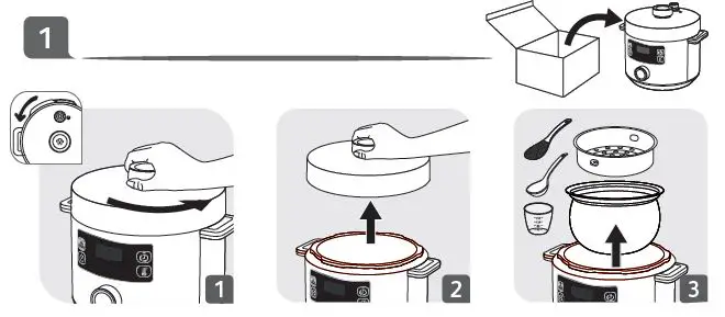moulinex CE753 Turbo Cuisine Multi cooker FIG 1