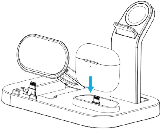 NTONPOWER YI CS01BL Portable 3 in 1 Charging Station - fig3