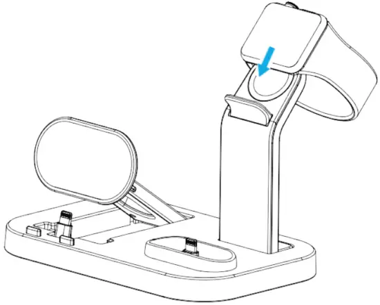 NTONPOWER YI CS01BL Portable 3 in 1 Charging Station - fig4
