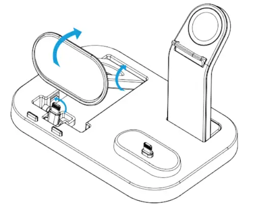 NTONPOWER YI CS01BL Portable 3 in 1 Charging Station - fig7