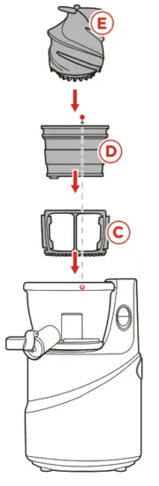 Empava EMPV BLDR01 Slow Juicer - basket1