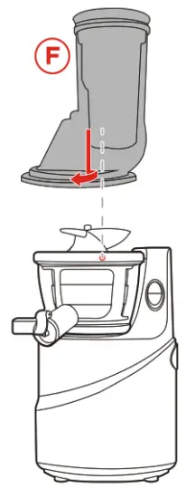 Empava EMPV BLDR01 Slow Juicer - lock