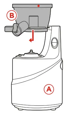 Empava EMPV BLDR01 Slow Juicer - separator 1