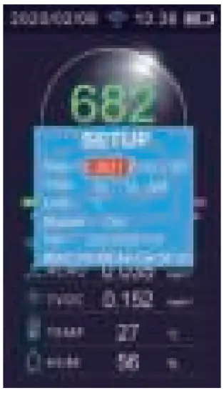 Time Setting screen.