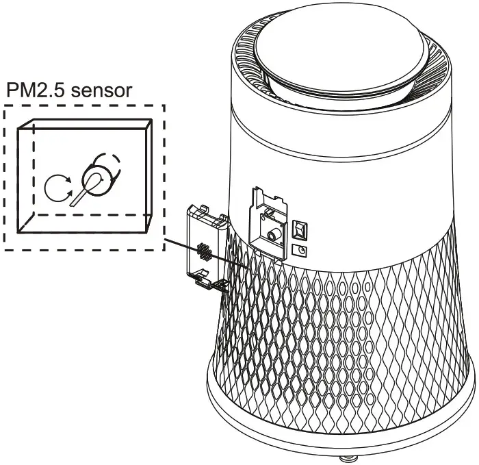 REAL SPIRIT Advanced Mini UV Air Purifier - MAINTENANCE