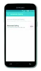 FIG 3 Turn off Advanced Calling