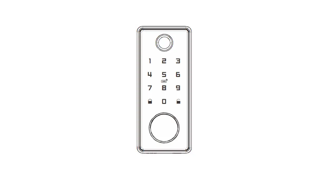 Zhongshan Futai Intelligent Security Technology T1 Smart Lock Instruction Manual Zhongshan Futai Intelligent Security Technology T1 Smart Lock Instruction Manual