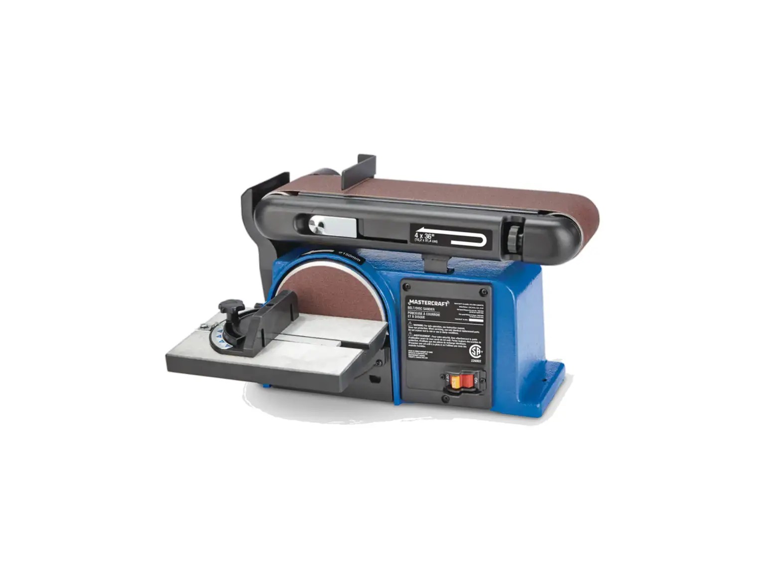 Mastercraft 055-3359-4 Belt-disc Sandar 4 X 36-in Canadian Tire Instruction Manual Mastercraft 055-3359-4 Belt-disc Sandar 4 X 36-in Canadian Tire Instruction Manual