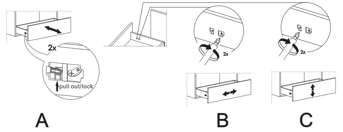 Furnitures Bathroom Furniture Hinge Adjustment Drawers Remove Install
