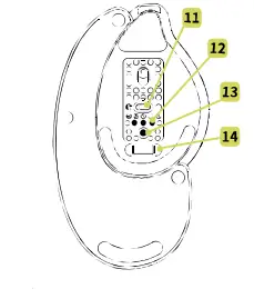 DELUX M618XSDW Vertical Mouse-fig-9