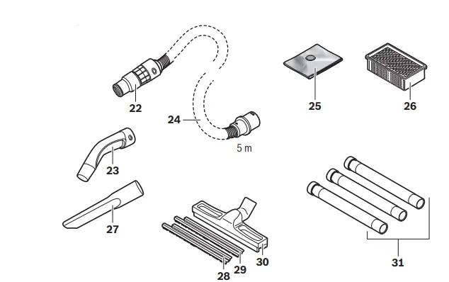 BOSCH GAS 35 M AFC Professional Vacuum Cleaner-fig3