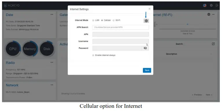 ACKCIO BEAM GW Gateway Device - fig 4