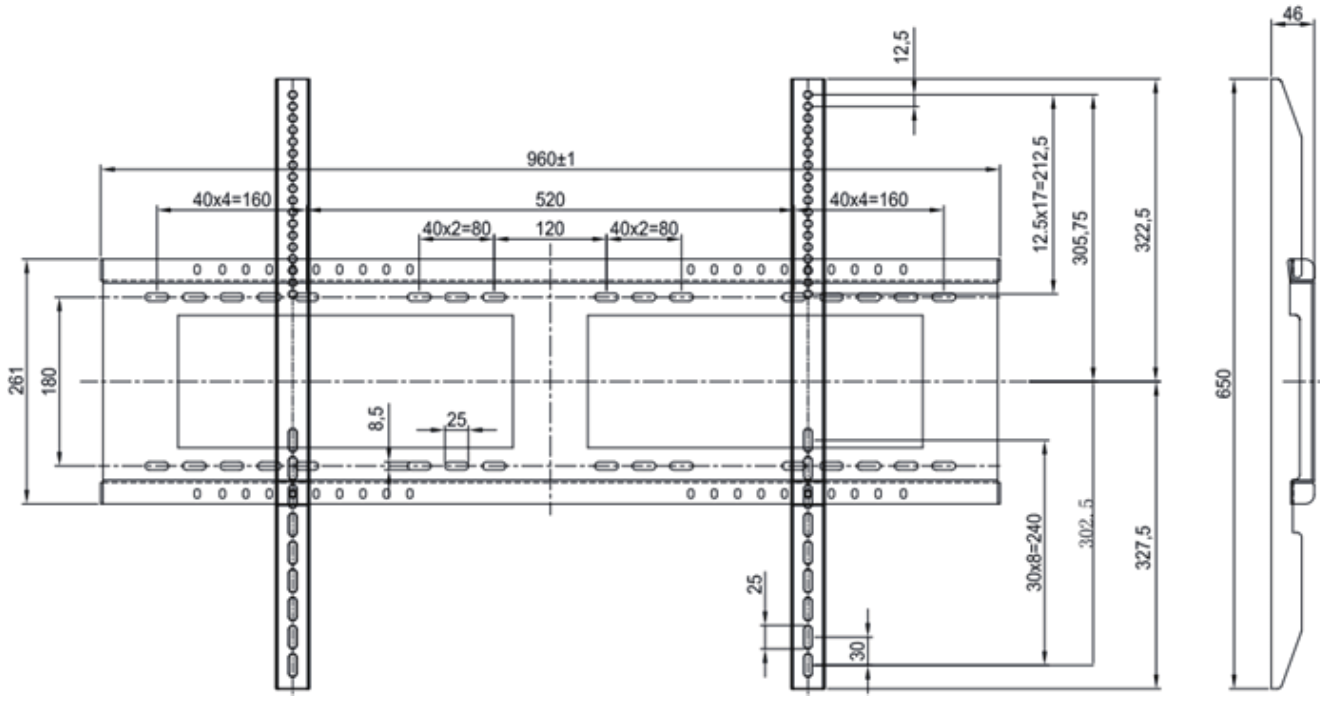 viewsonic IFP52 ViewBoard Commercial Touch Display - Diagram