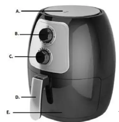 Orbegozo FDR 60 Air Fryer-1