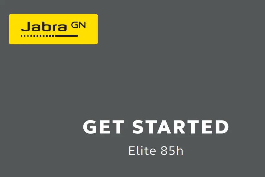 Jabra Elite 85h Wireless Headphone User Guide