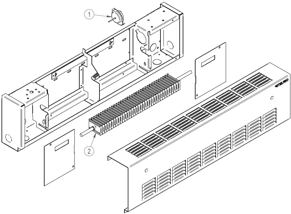 STELPRO SCAOC90SW Architectural Baseboard 03