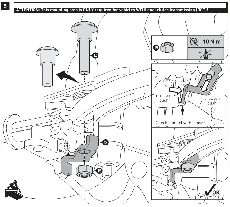 SW MOTECH HPR 00 220 24601 B Handguard Mounting Kit - Figure 4