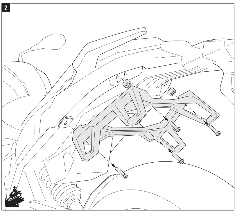 SW-MOTECH HTA.07 945 10000 SLC Left Side Carrier - fig 2