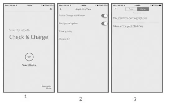 FIG 15 MOBILE APPLICATION USER INTERFACE