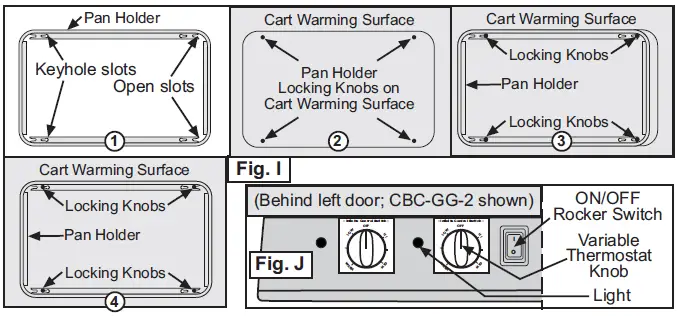 Cadco CBC-GG-B2-L1 Chestnut MobileServ Standard 2 Bay Grab and Go Mobile Merchandising Cart-19