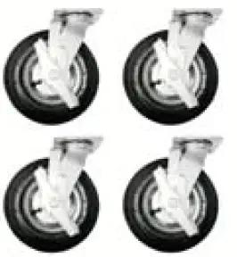 Cadco CBC-GG-B2-L1 Chestnut MobileServ Standard 2 Bay Grab and Go Mobile Merchandising Cart-8